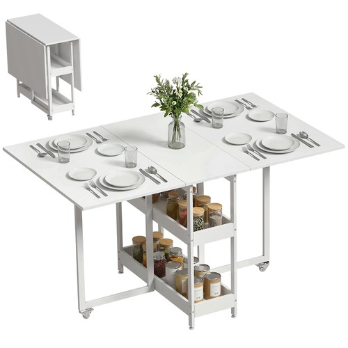 Homcom folding dining table - folding,