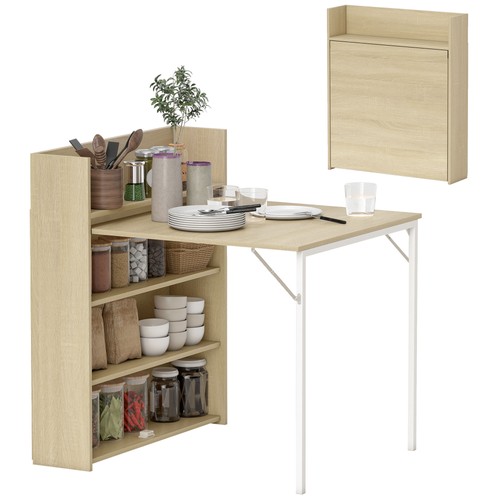 Homcom folding dining table - folding,