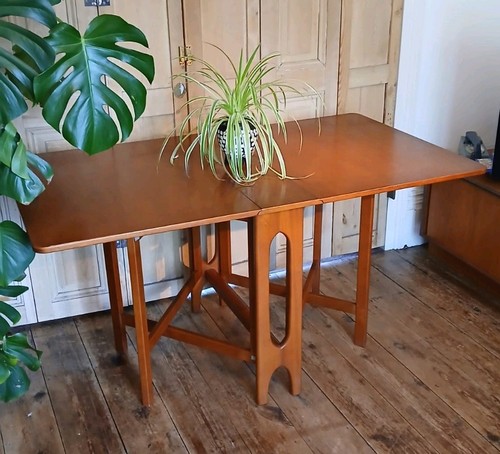 Mid century teak drop - mid, leaf