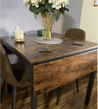 Industrial Drop Leaf Dining